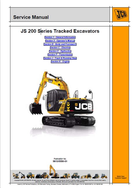 Jcb js excavator track service manual. - Stihl chainsaw service or repair manuals.